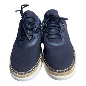 Michael Kors Keaton‎ Espadrille Sneakers Navy Gold Size 8